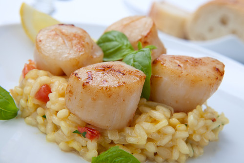 Recette de Risotto aux noix de Saint-Jacques