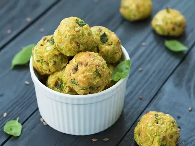 Recette de boulettes de courgette au Air Fryer
