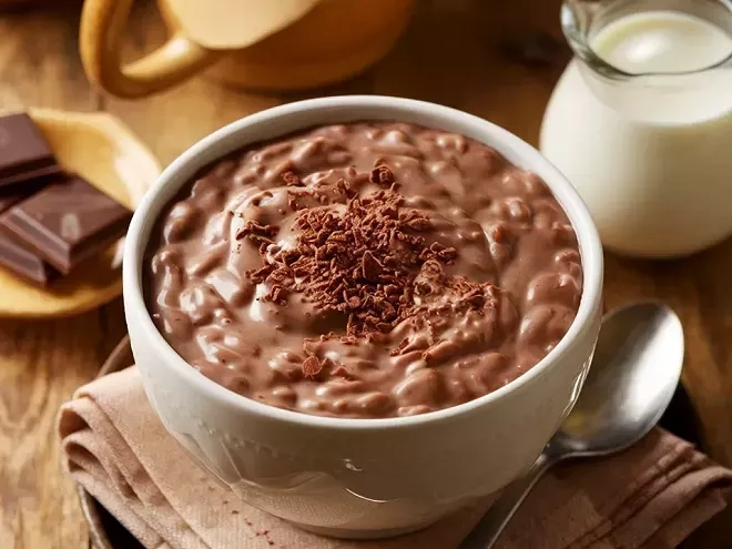 Recette rapide de riz au lait au chocolat