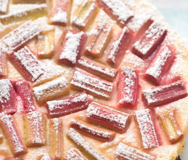Recette de cheesecake à la rhubarbe