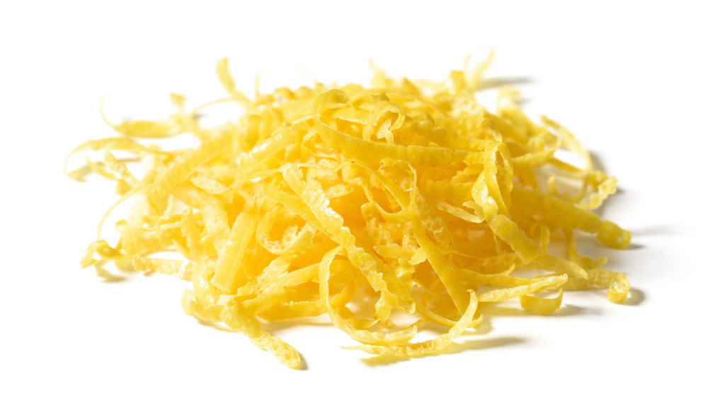 zeste de citron jaune zeste de citron jaune