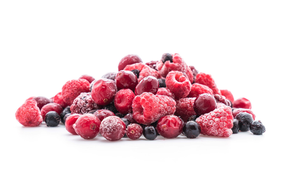 mélange de fruits rouges surgelés