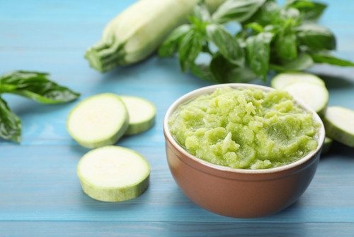 Recette de purée de courgettes