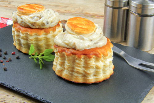 Recette de bouchée à la reine en version minceur