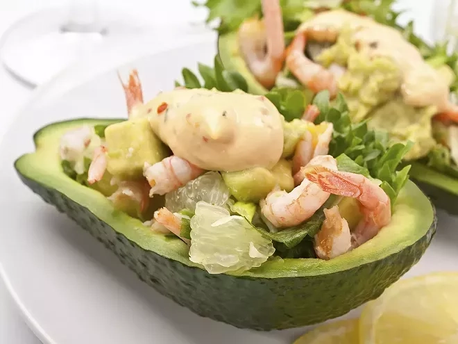 Recette d'avocat farci aux crevettes
