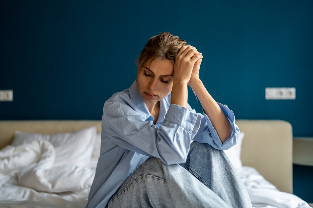 femme anxieuse