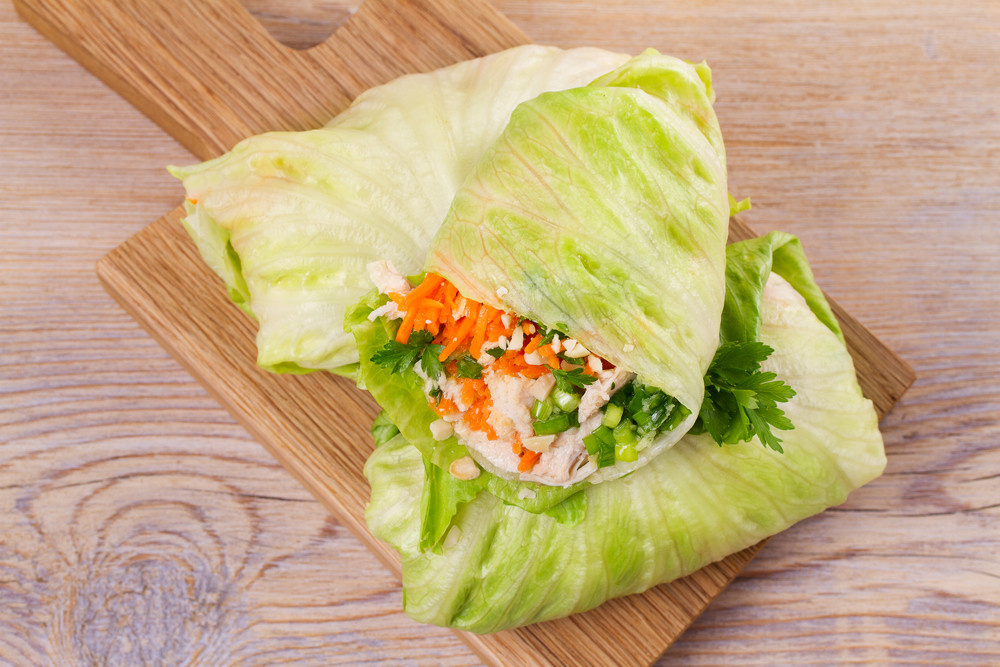 wraps de laitue