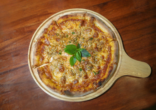 Recette de pizza au thon et bleu d’Auvergne