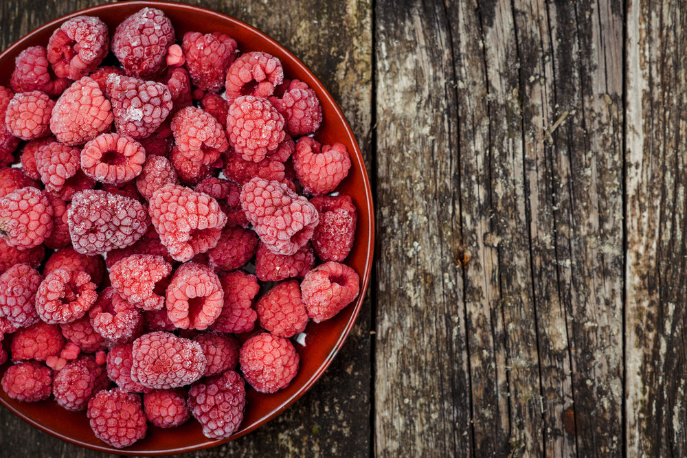 framboises congelées 