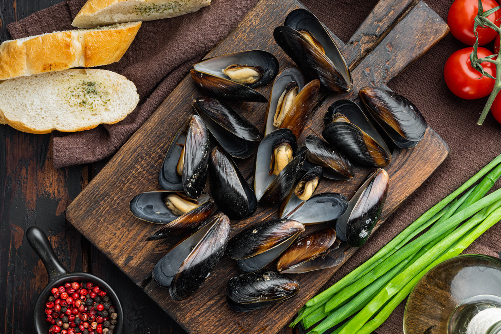 moules crues