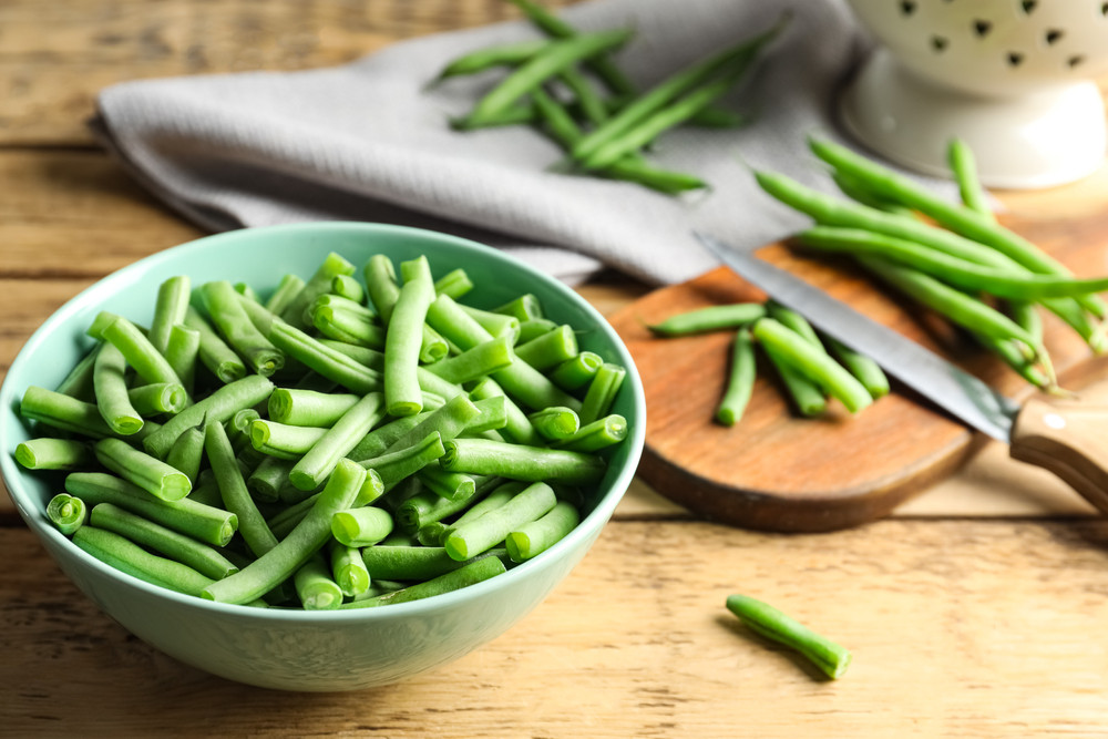 haricots verts coupés