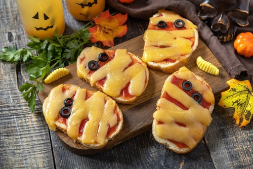 10 idées de pizzas d’Halloween