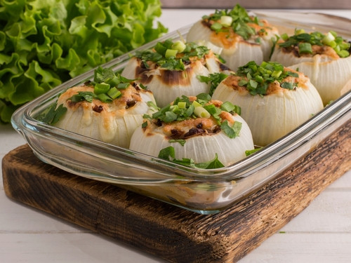 Recette d'oignons farcis