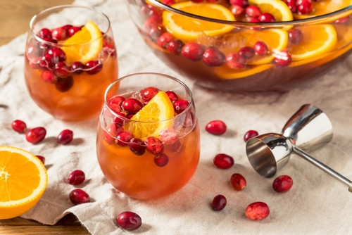 Recette de punch de Noël 