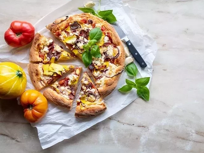 10 recettes de pizzas légères à moins de 50 calories la part