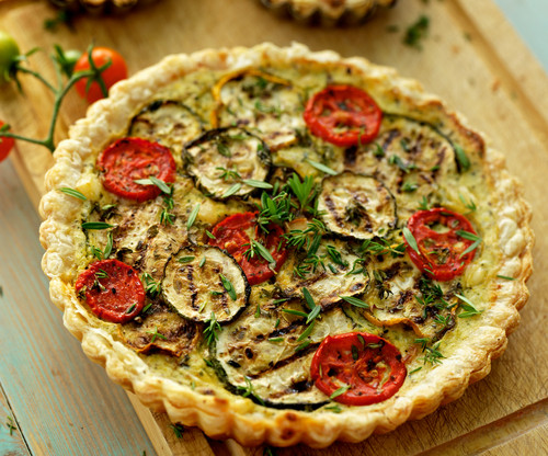 Recette légère de quiche tatin
