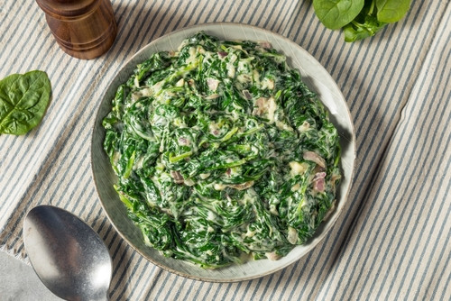Recette légère d'épinards à la crème