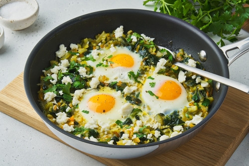 Recette de chakchouka verte