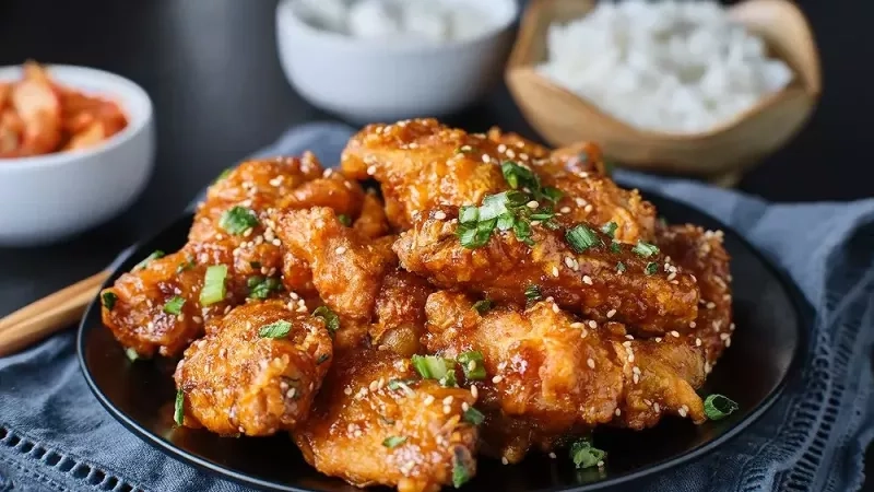 Recette de poulet frit coréen léger : le croustillant sans culpabilité