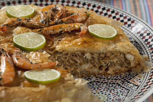 Recette légère de pastilla aux fruits de mer