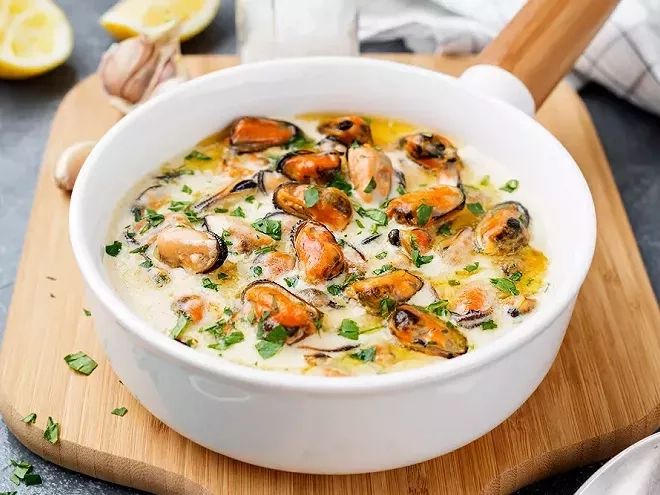 Recette légère de mouclade