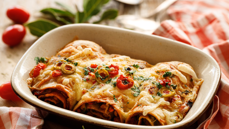 Comment faire des enchiladas végétariennes ?