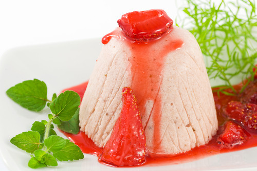 Recette de bavarois à la fraise