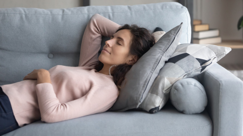 sieste à la maison