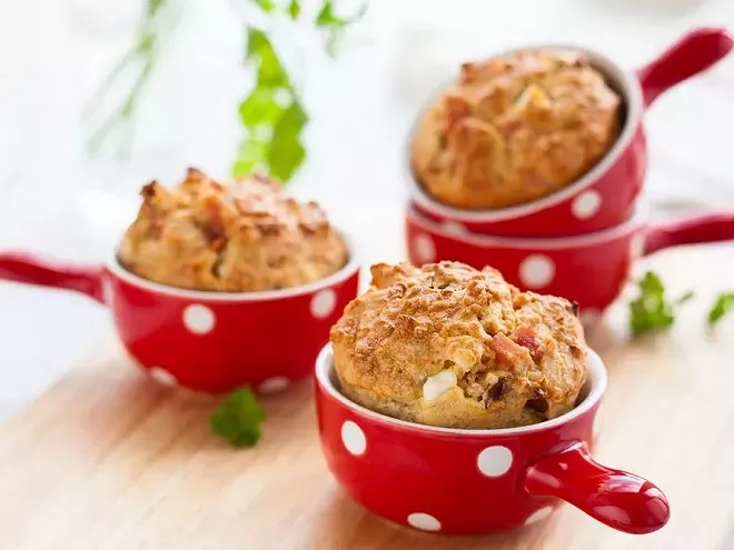 Recette de muffins au chorizo et chèvre