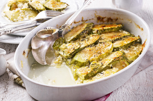 Recette de dauphinois de courgettes