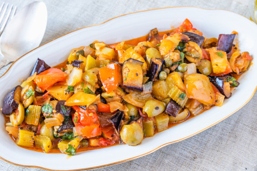 Recette de caponata d’aubergines