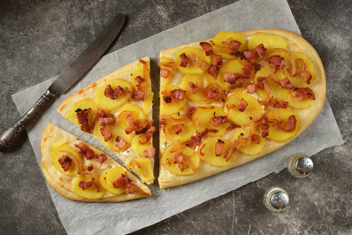 Recette de pizza façon tatiflette