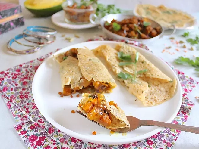 Recette indienne de dosa : un délice croustillant à savourer