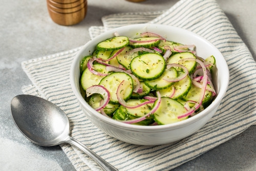 Recette légère de salade de concombres