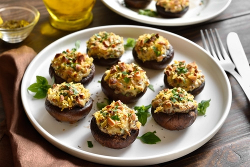 10 recettes de champignons farcis 