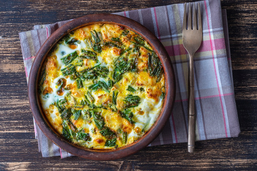 Recette d'omelette à l'ail des ours