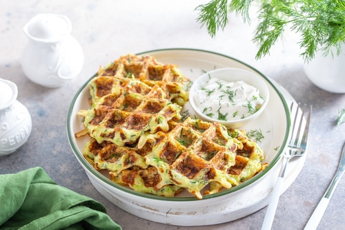 Recette de gaufres à la courgette 