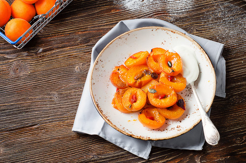 Recette d’abricots rôtis au miel 