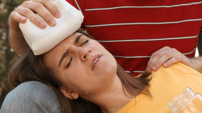 tomber malade l'été