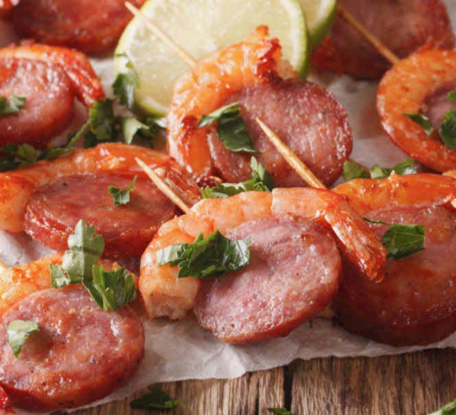 Recette de gambas au chorizo