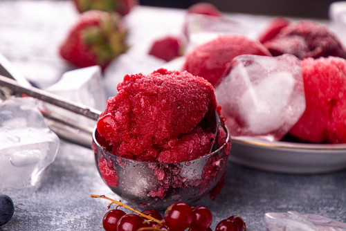Recette de glace à la groseille
