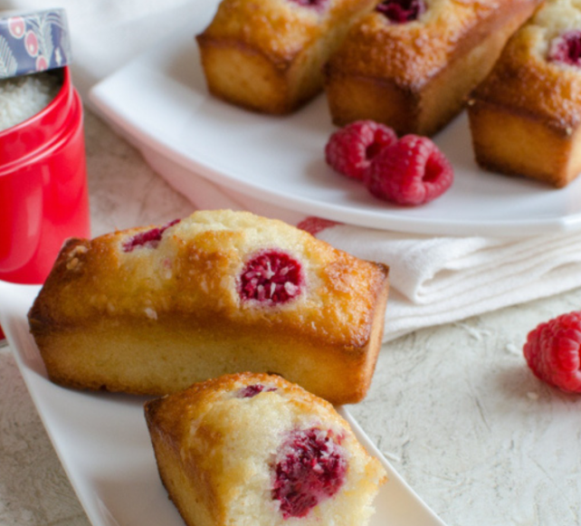 Recette de financiers à la framboise