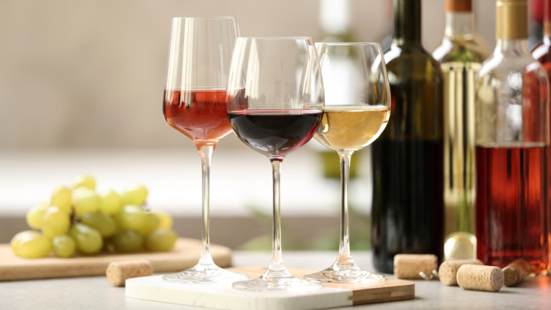 différents types de vin
