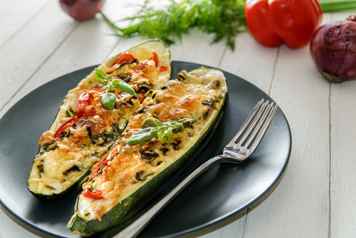 Recette de courgette façon pizza