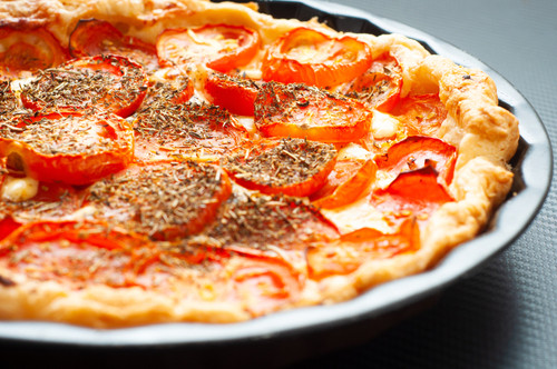Recette de tarte à la tomate express
