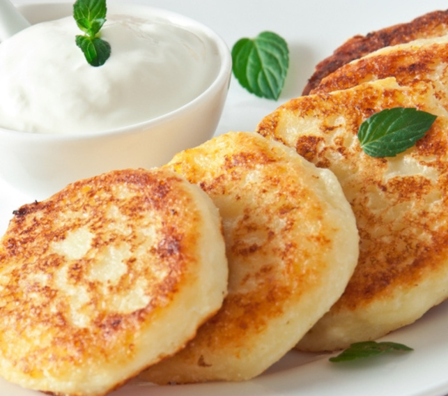 Recette de pancakes salés à l'emmental