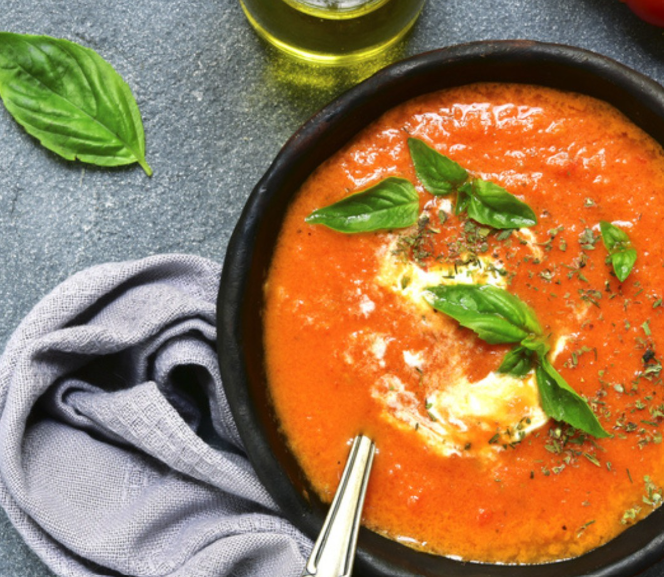 Recette de gaspacho de tomates et poivrons