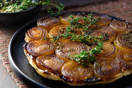 Recette de tatin d'oignons : une variante savoureuse de la tarte tatin