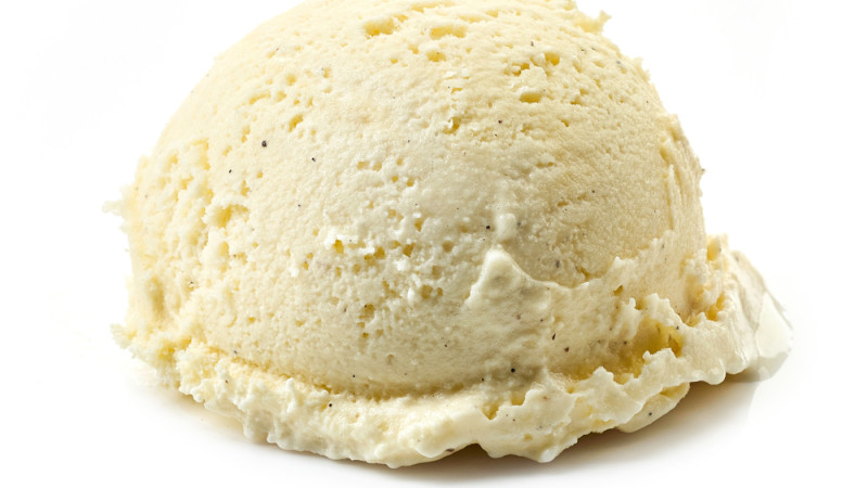 glace à la vanille
