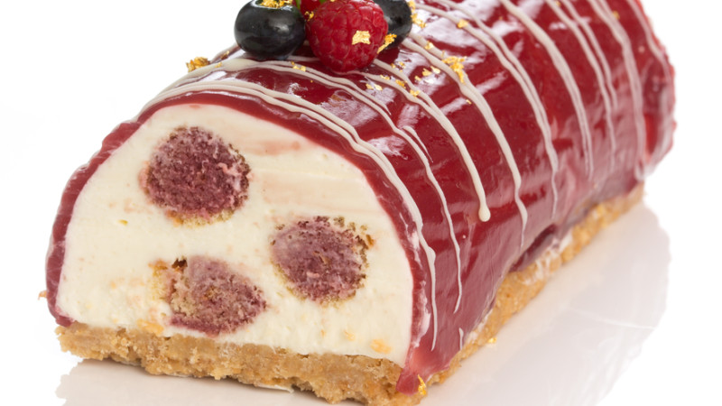 bûche de Noël glacée